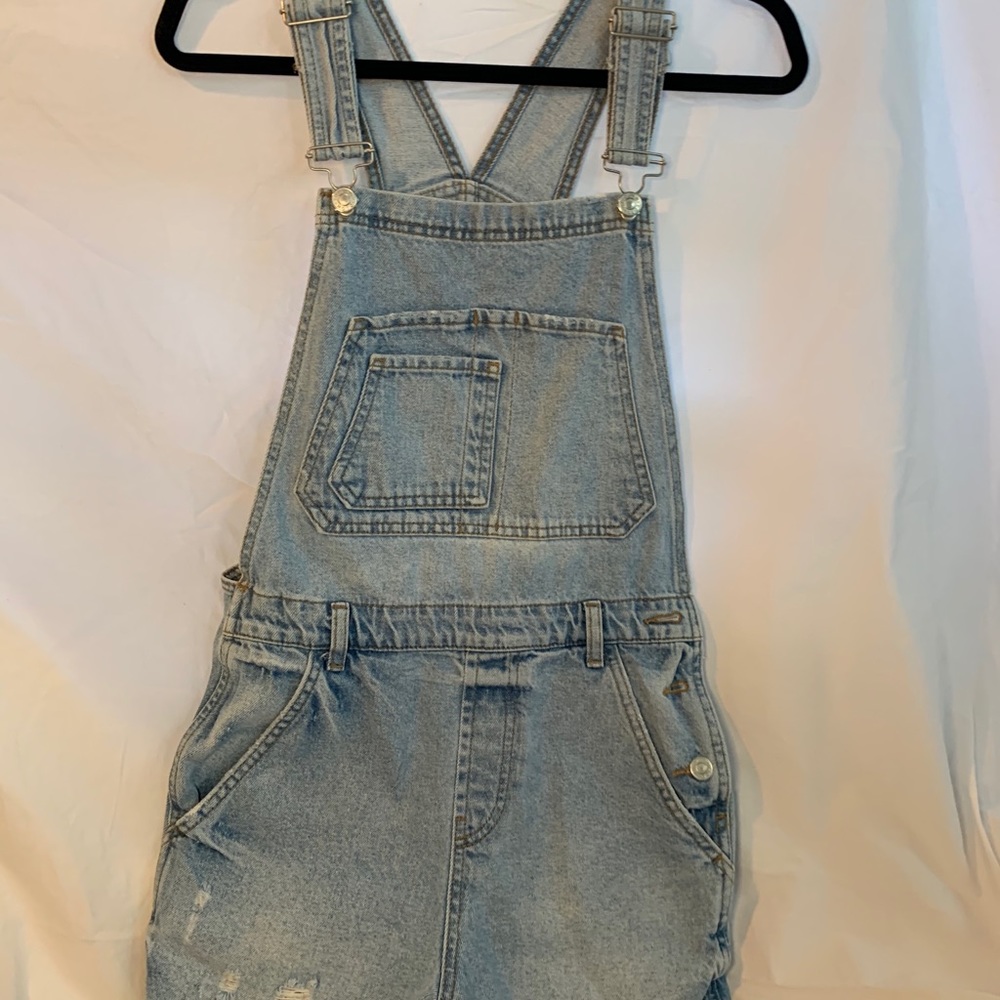 TOPSHOP overall shorts